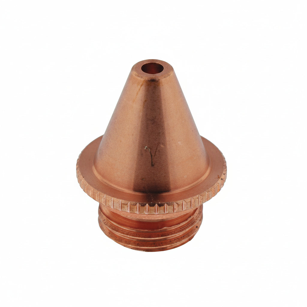 46603350520 – 1.5 mm Copper Nozzle / Adapter Tip for Mazak® CO₂ Laser Cutting Machines - PACK of 10