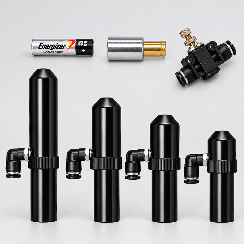 25mm Diameter CO₂ Laser Lens Tube with ZnSe Focus Lens – Available Individually or in 3-Piece / 4-Piece Lens Kits with Alignment Tool