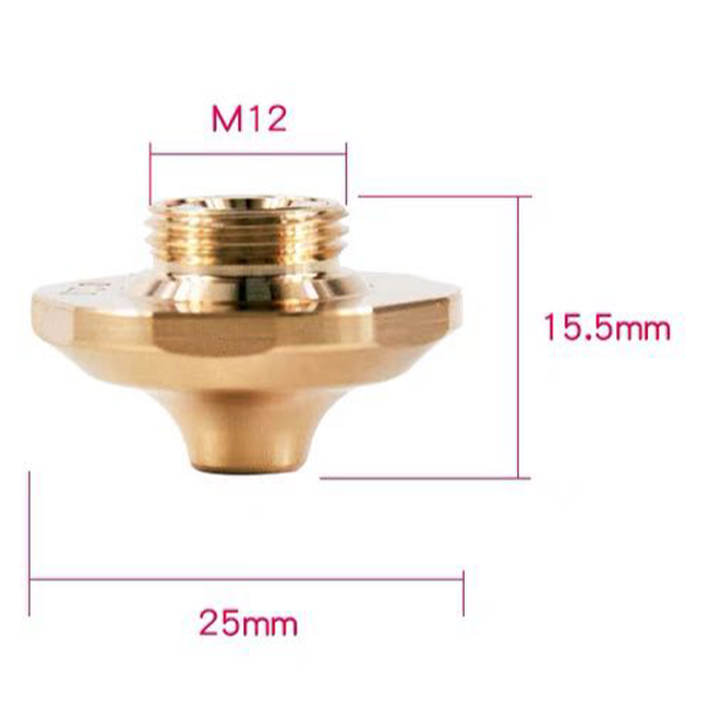 2059462, 2060001, 2060004, 2060025 - Trumpf® EAU Performance Nozzle 2.5mm–6.0mm (10-Pack) for TruLaser Fiber Systems