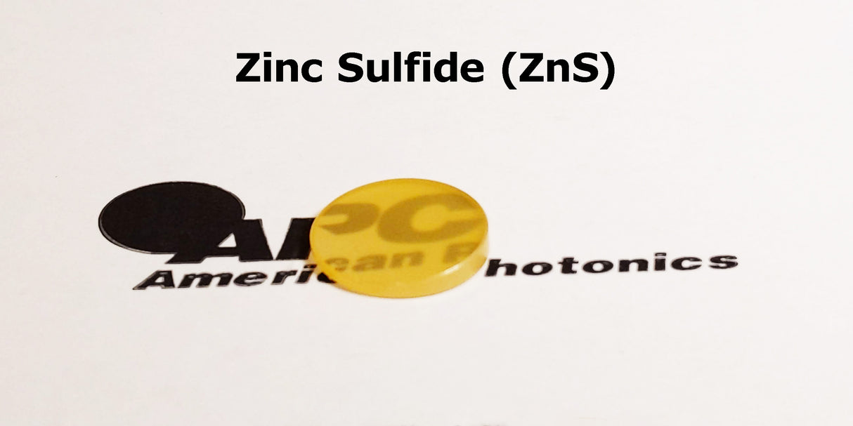 ZnS Witness Sample – Optical Grade Infrared Substrate