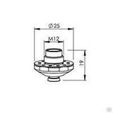 1879940, 1879951, 1879952, 1879953 - Boquilla CoolLine EGL de 1,4-2,3 mm para láser Trumpf®, paquete de 10
