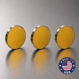 Silicon Si Mirror Co2 laser Juego de 3 piezas 19, 20, 25, 25,4 mm 99,7% Recubrimiento reflectante 40W-200W 