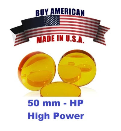 1330448 - LM-50.0-Z-170.0-9.00-AR - Focus Lens Meniscus. Dia 1.969" (50mm), FL 6.89" (mm), ET .350" (9.0mm), Suitable for Trumpf(R) Laser - NEW D50 170