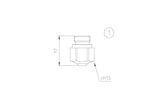 K-Series Copper Nozzles suitable for use with Bystronic® laser (10-pack)