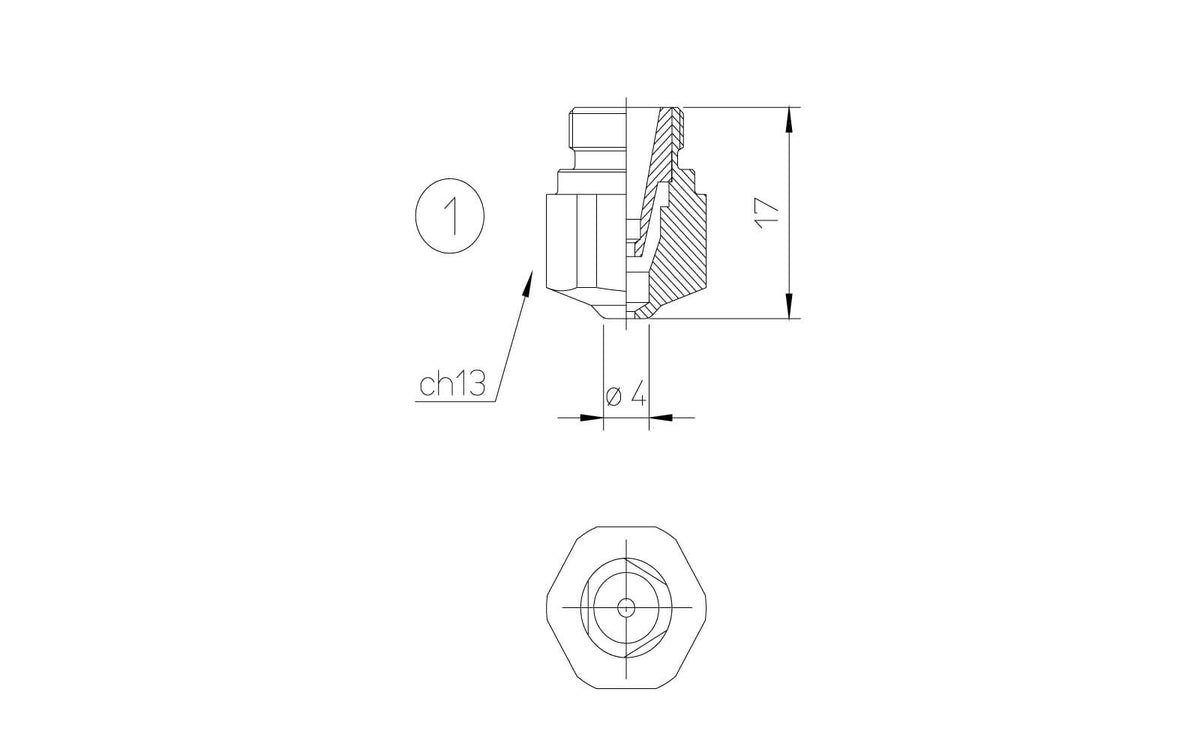 NK-Series Copper Double Nozzles suitable for use with Bystronic® laser (10-pack)