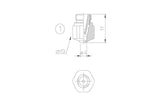 NK-Series Copper Double Nozzles suitable for use with Bystronic® laser (10-pack)