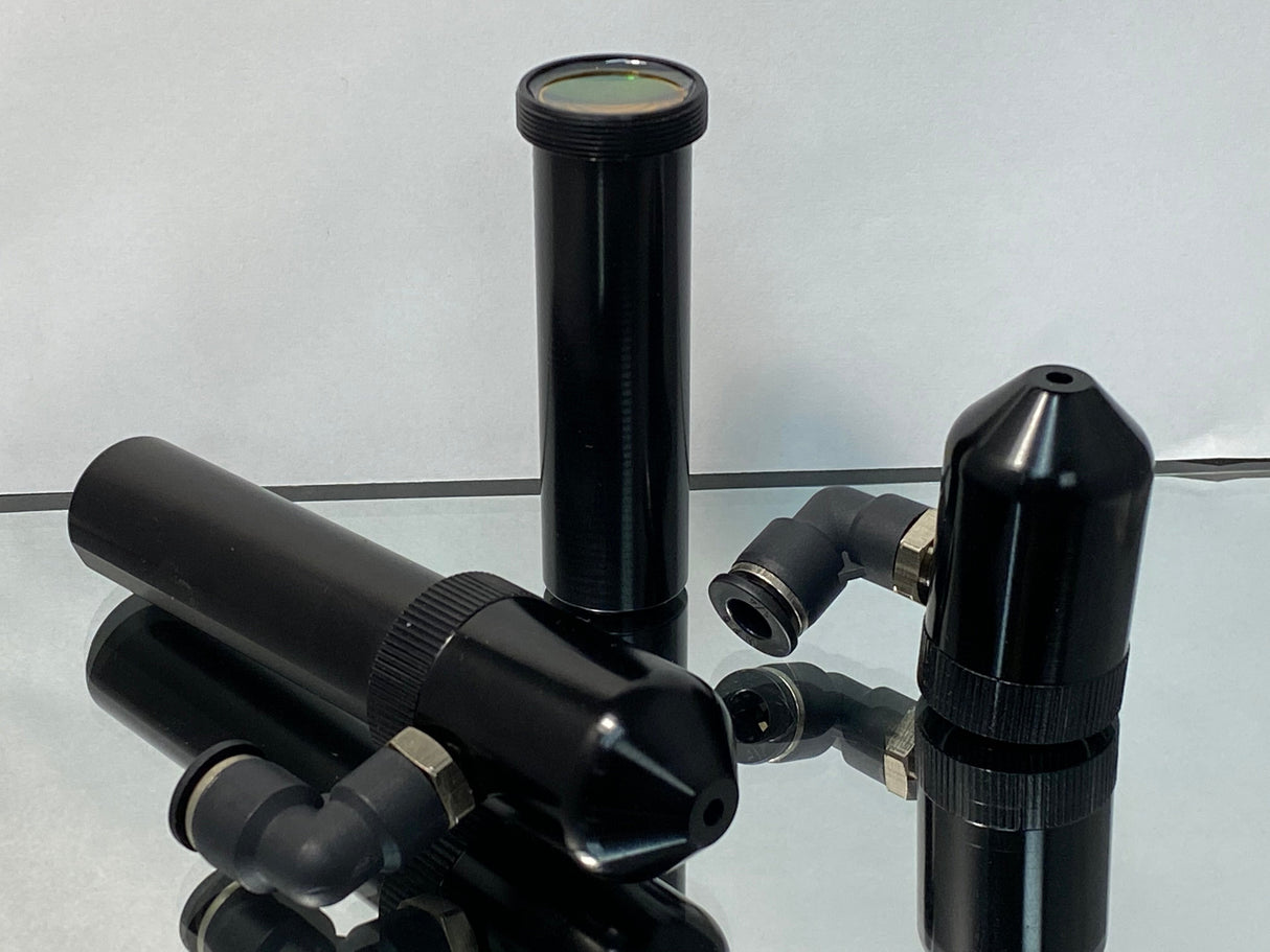 20mm Diameter CO₂ Laser Lens Tube with ZnSe Focus Lens | Available Individually or as 3-Piece & 4-Piece Kits + Alignment Tool