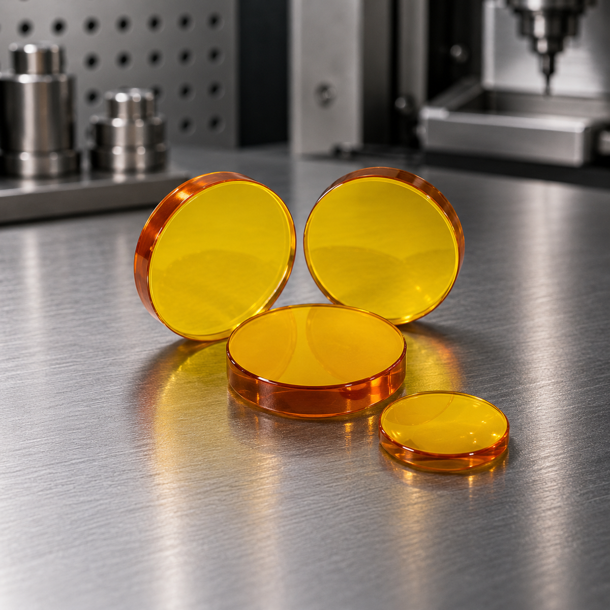 600657 - Focus Lens  Dia 1.5" (38.1mm), FL 10.0" (245.0mm) ET .300" (7.6mm). Suitable for Amada®