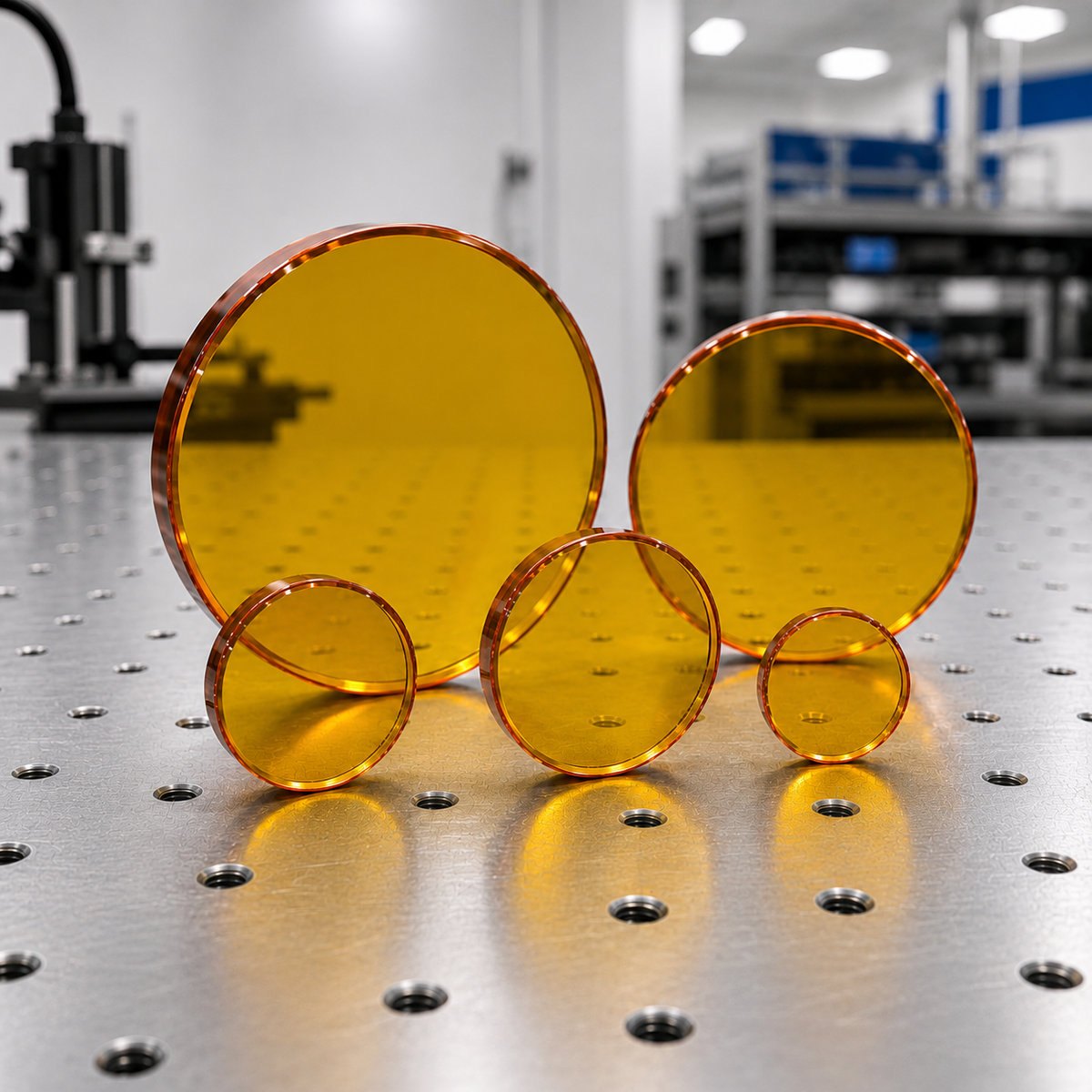 Focusing Lens 1.1' (27.94mm) Diameter, 0.160'(4.064mm) Thickness, 3.75(95.25mm) Focal Length  - For Co2 10.6um Laser Engraver/Cutter Machine - Plano Convex